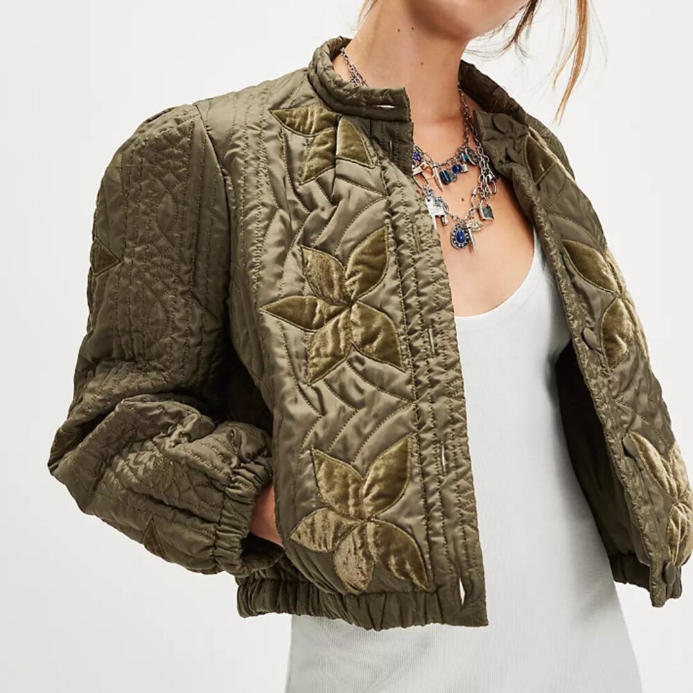 Free People Quinn Quilted Jacket